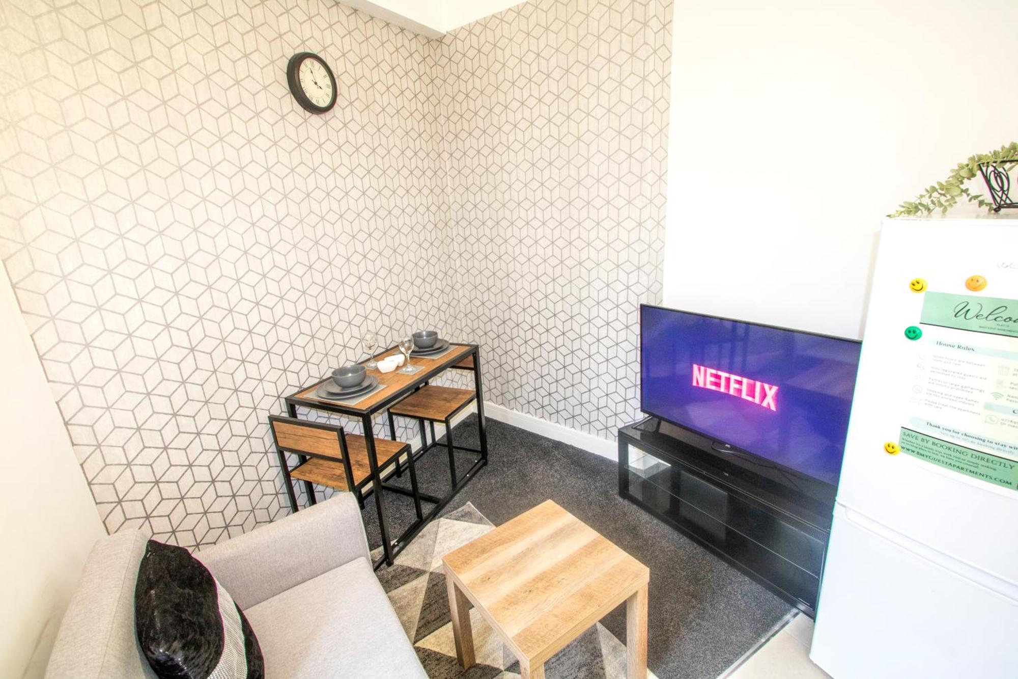 Cozy And Charming - 1 Bedroom Apartment - Free Parking, Transit Links, Close To Stadiums Manchester Ngoại thất bức ảnh
